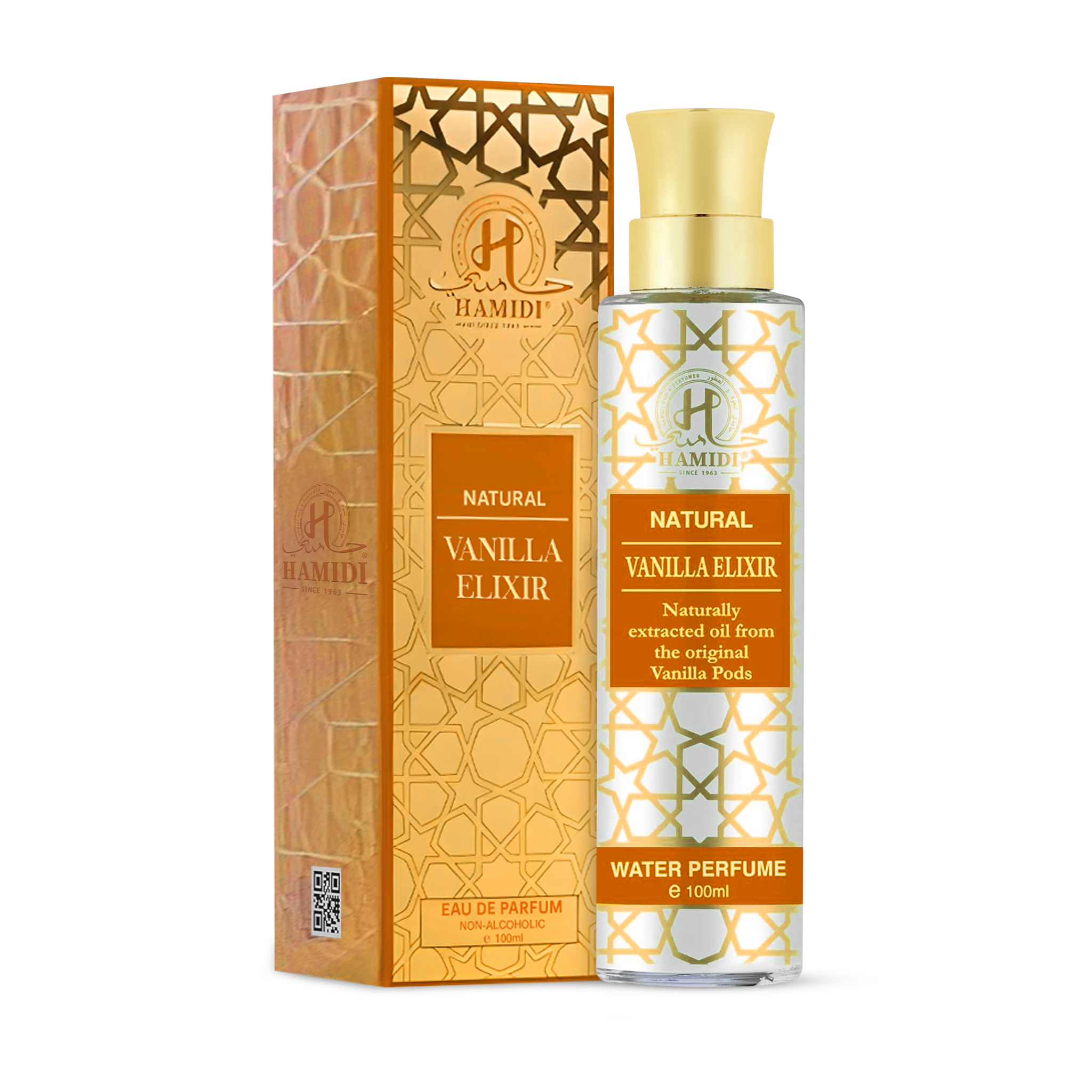 VANILLA ELIXIR NATURAL COLLECTION BY HAMIDI - 100ML